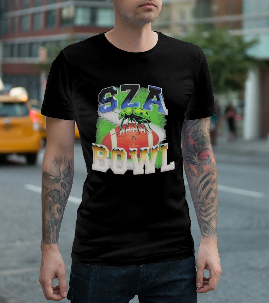 SZA Bug Bowl Grasshopper Football Event 2025 T-Shirt