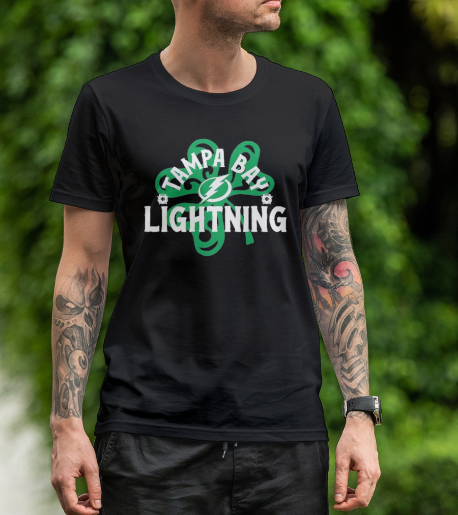 Tampa Bay Lightning St. Patrick’s Day Shamrock T-Shirt