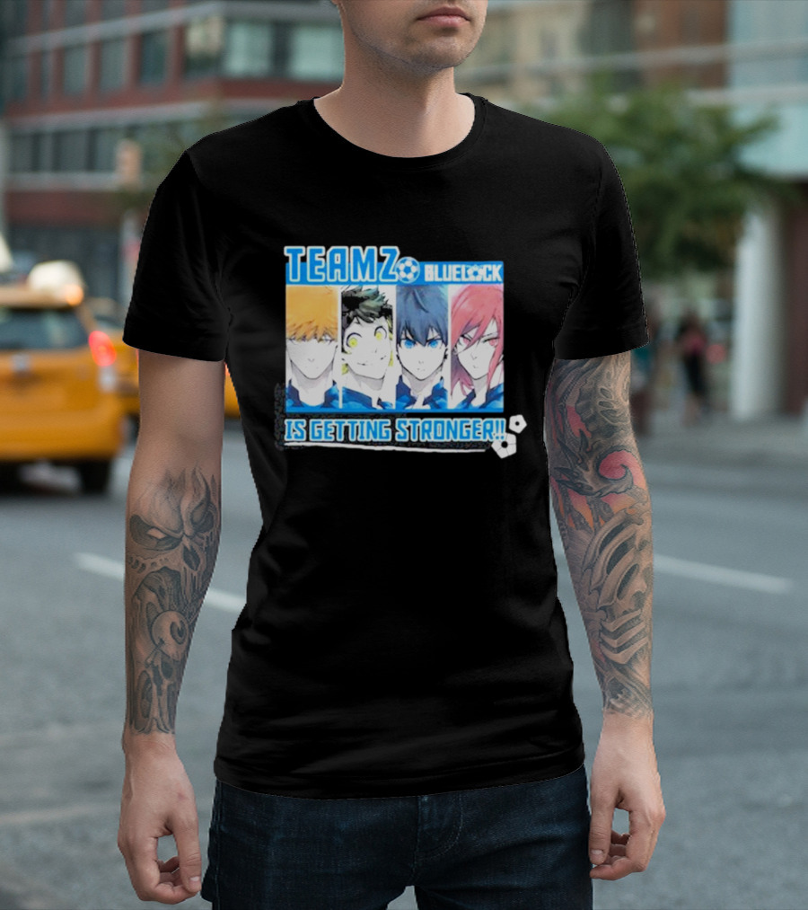 Team Z Bluelock Is Getting Stronger Anime Characters T-Shirt