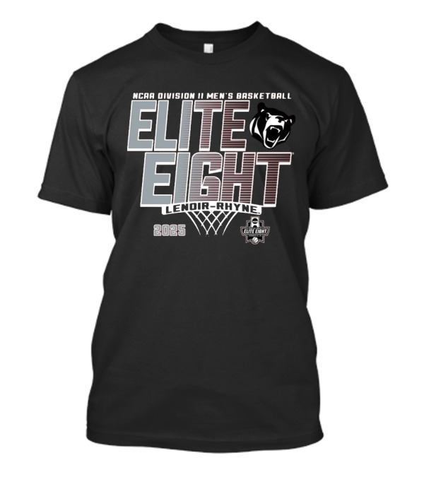 NCAA Division II Men's Basketball Elite Eight Lenoir-Rhyne 2025 T-Shirt