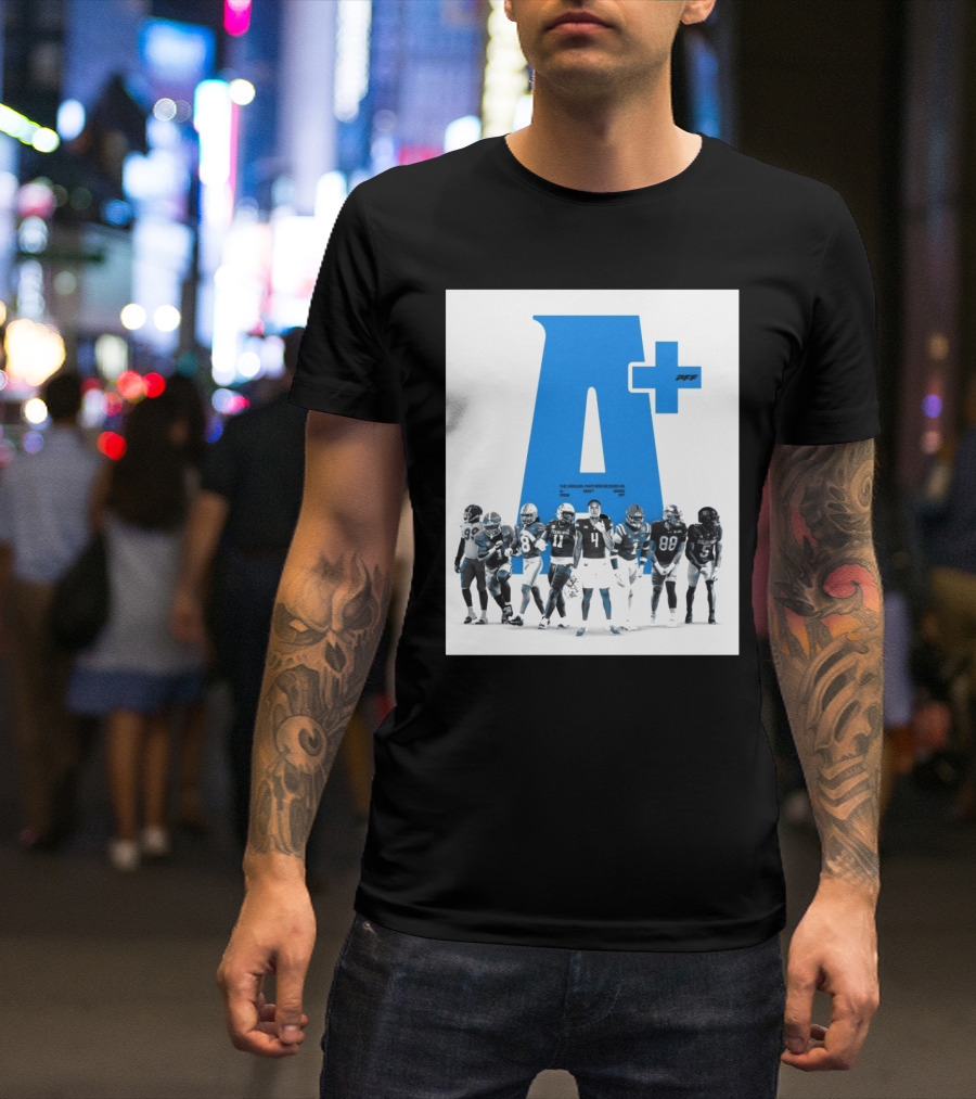 The Carolina Panthers A+ Draft Grade PFF Cam Jackson Lathan Ransom T-Shirt