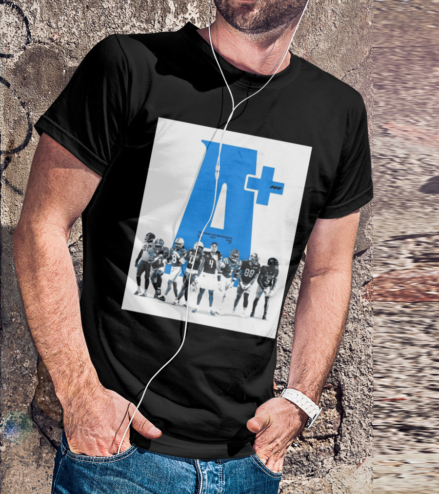 The Carolina Panthers A+ Draft Grade PFF Cam Jackson Lathan Ransom T-Shirt