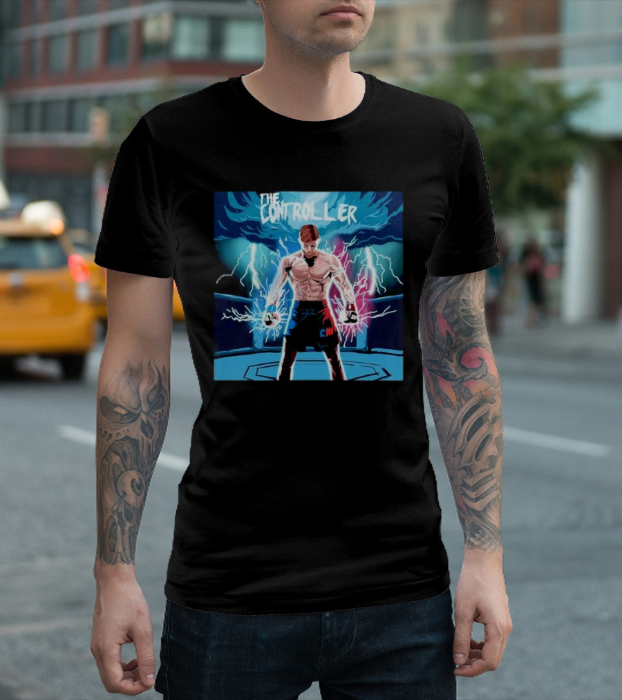The Controller Lightning Power CM Fighter Comic Style T-Shirt