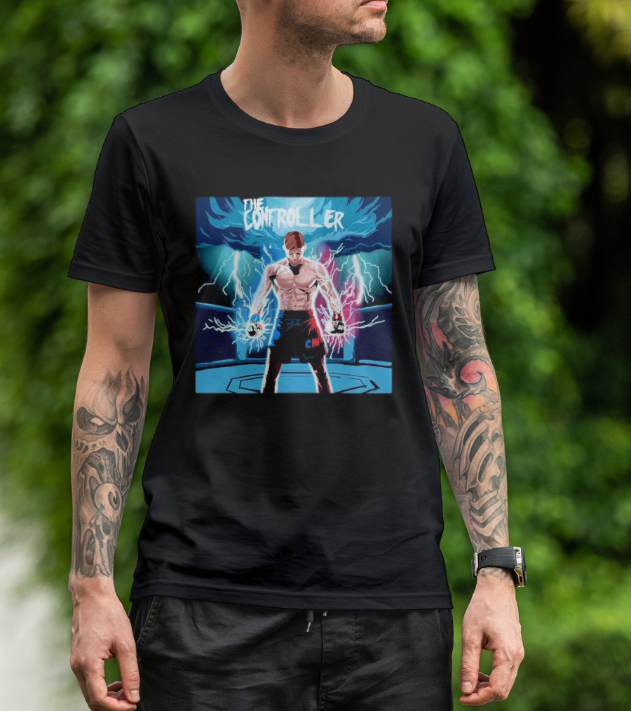 The Controller Lightning Power CM Fighter Comic Style T-Shirt