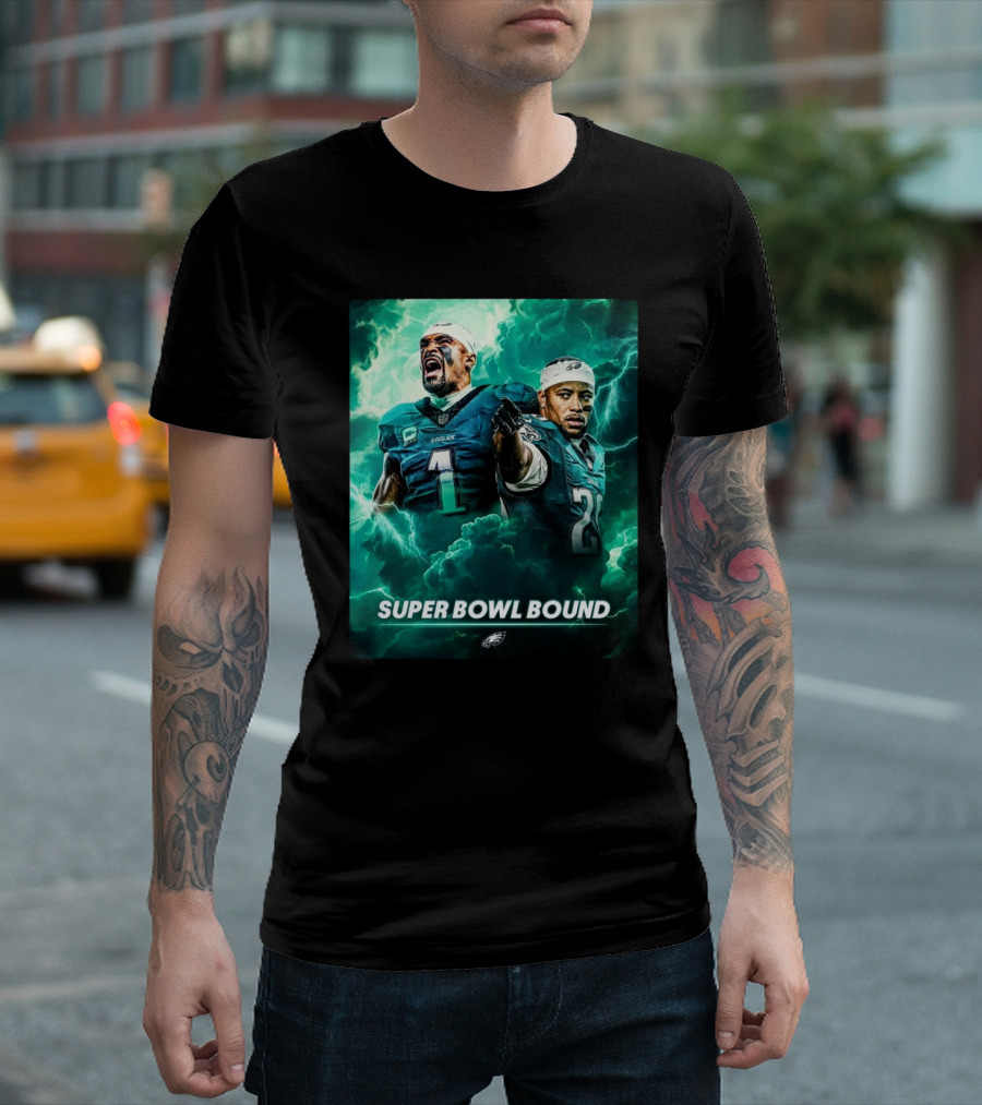 Eagles Super Bowl Bound NFC Champs NFL Prime Video T-Shirt