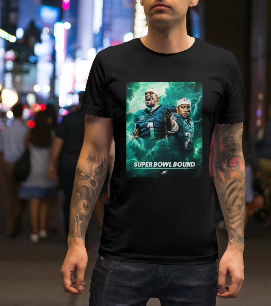 Eagles Super Bowl Bound NFC Champs NFL Prime Video T-Shirt