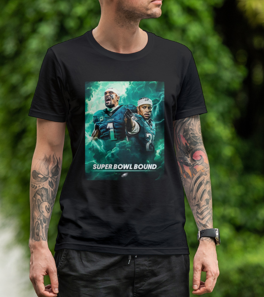 Eagles Super Bowl Bound NFC Champs NFL Prime Video T-Shirt