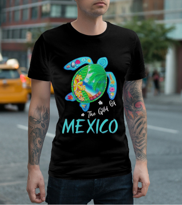 The Gulf Of Mexico Turtle Summer Beach Souvenir T-Shirt