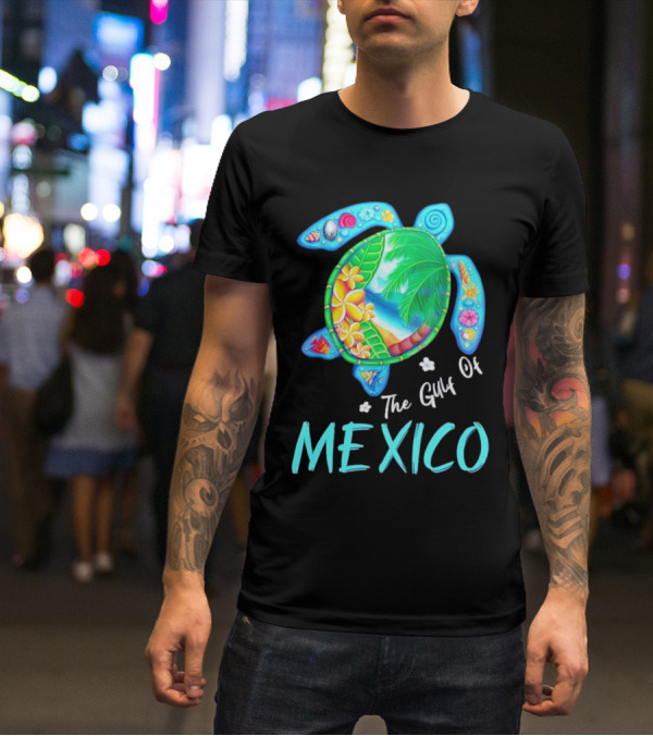 The Gulf Of Mexico Turtle Summer Beach Souvenir T-Shirt