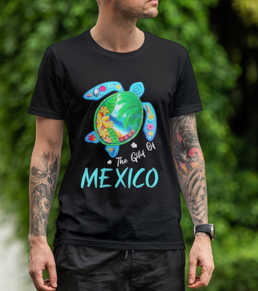 The Gulf Of Mexico Turtle Summer Beach Souvenir T-Shirt