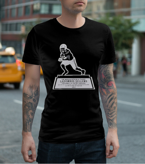 The Heisman Memorial Trophy Lanorris Sellers Football Statue T-Shirt