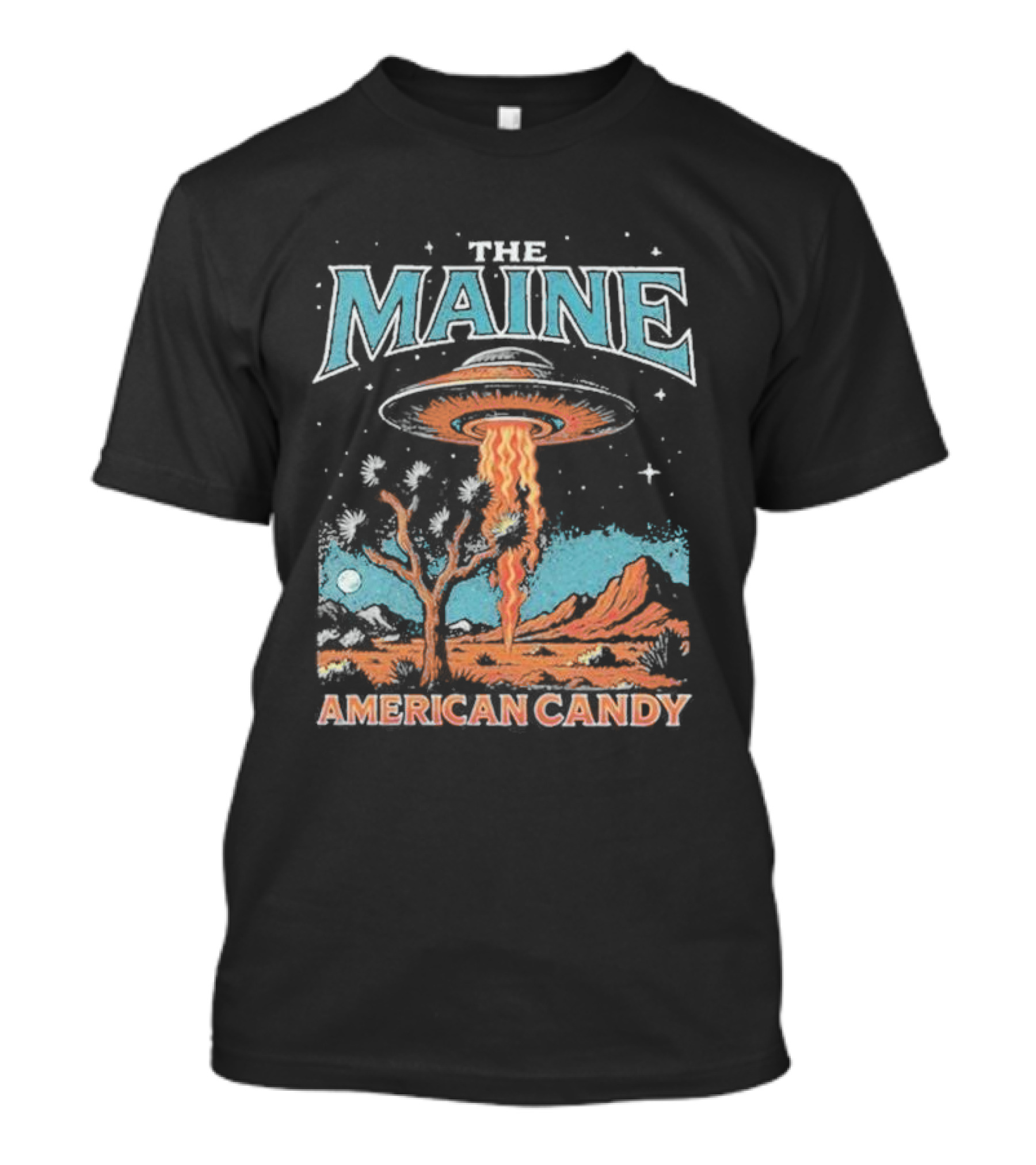 The Maine American Candy UFO Desert Scene T-Shirt