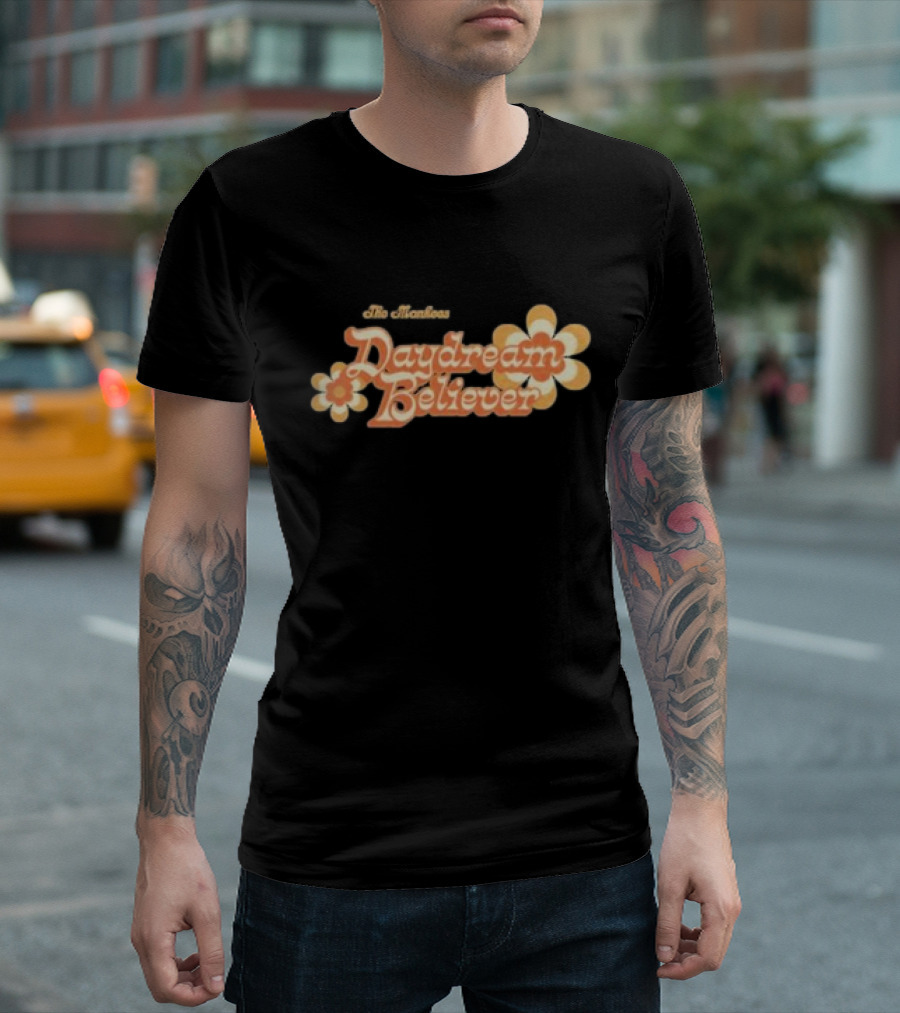 The Monkees Daydream Believer Retro Flower Theme T-Shirt