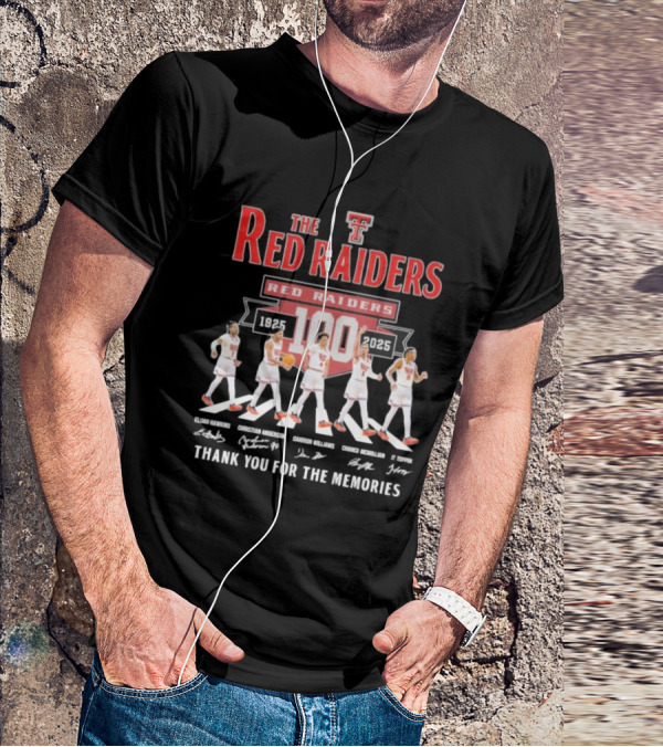 The Red Raiders Abbey Road 100 Years 1925 2025 Thank You For The Memories T-Shirt