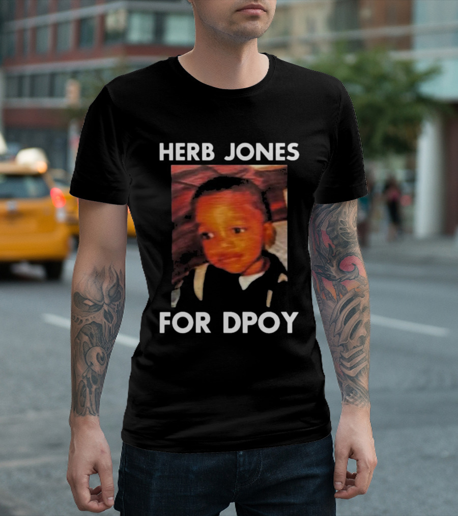 Herb Jones For DPOY Retro Style Photo T-Shirt