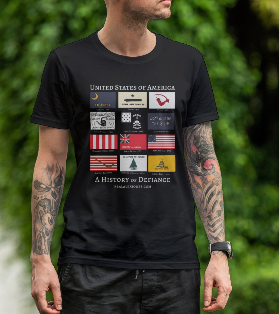 United States Of America Liberty Come And Take It Historical Flags A History Of Defiance T-Shirt