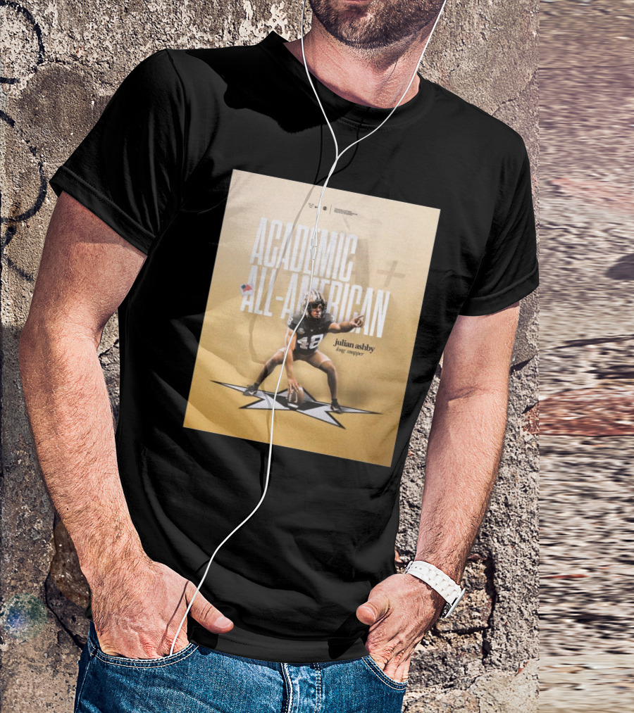 Vanderbilt Football Julian Ashby Academic All-American Long Snapper T-Shirt