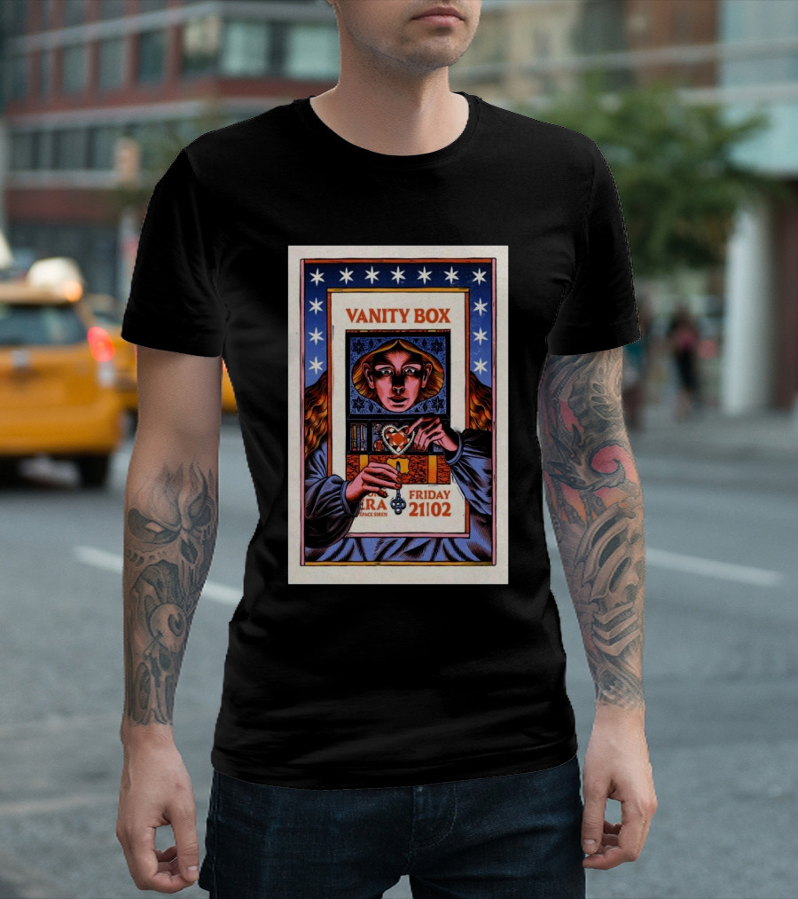 Vanity Box Vera Space Siren Friday February 21 2025 Groningen T-Shirt