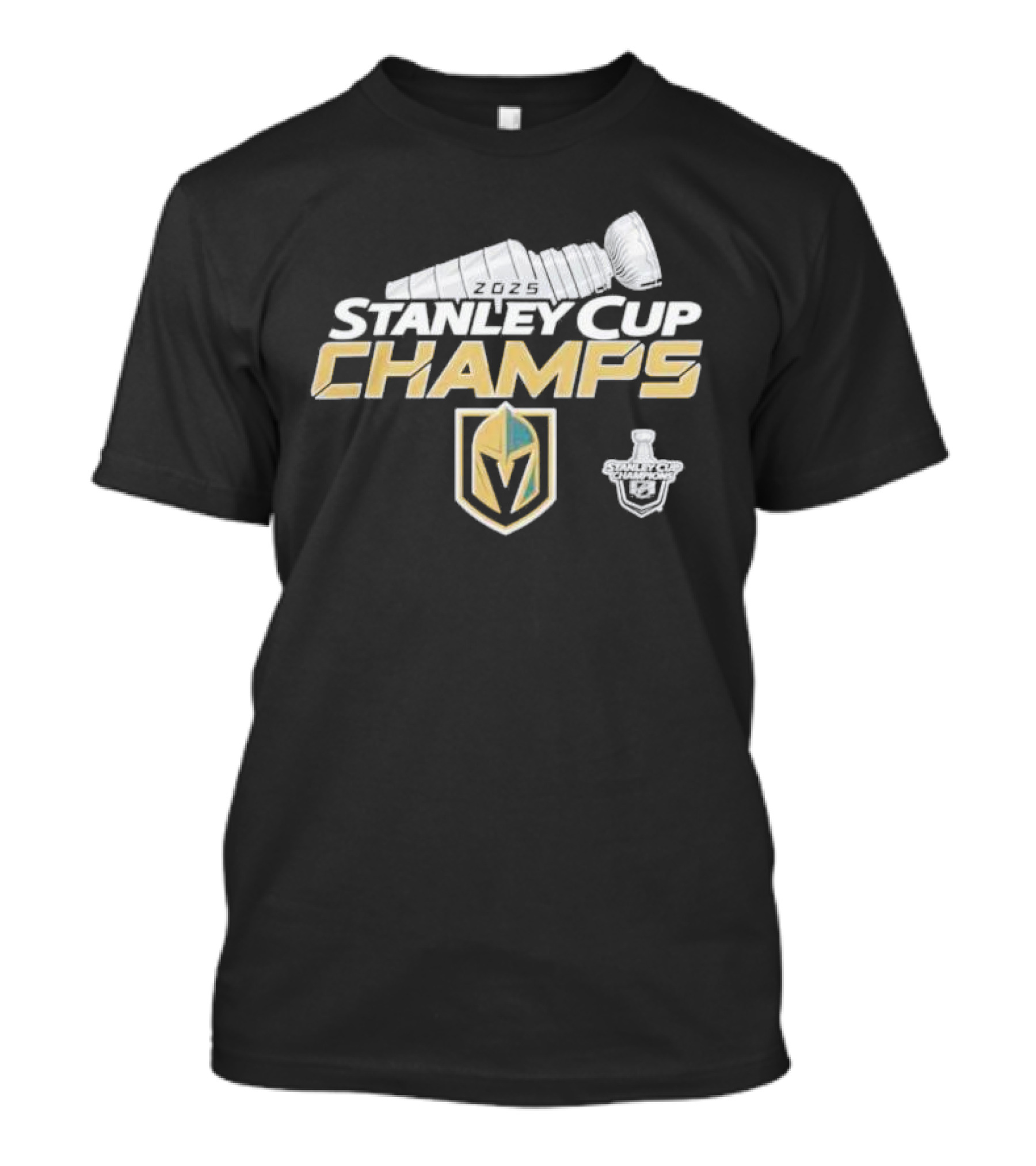 Vegas Golden Knights Stanley Cup Champs 2025 Trophy T-Shirt