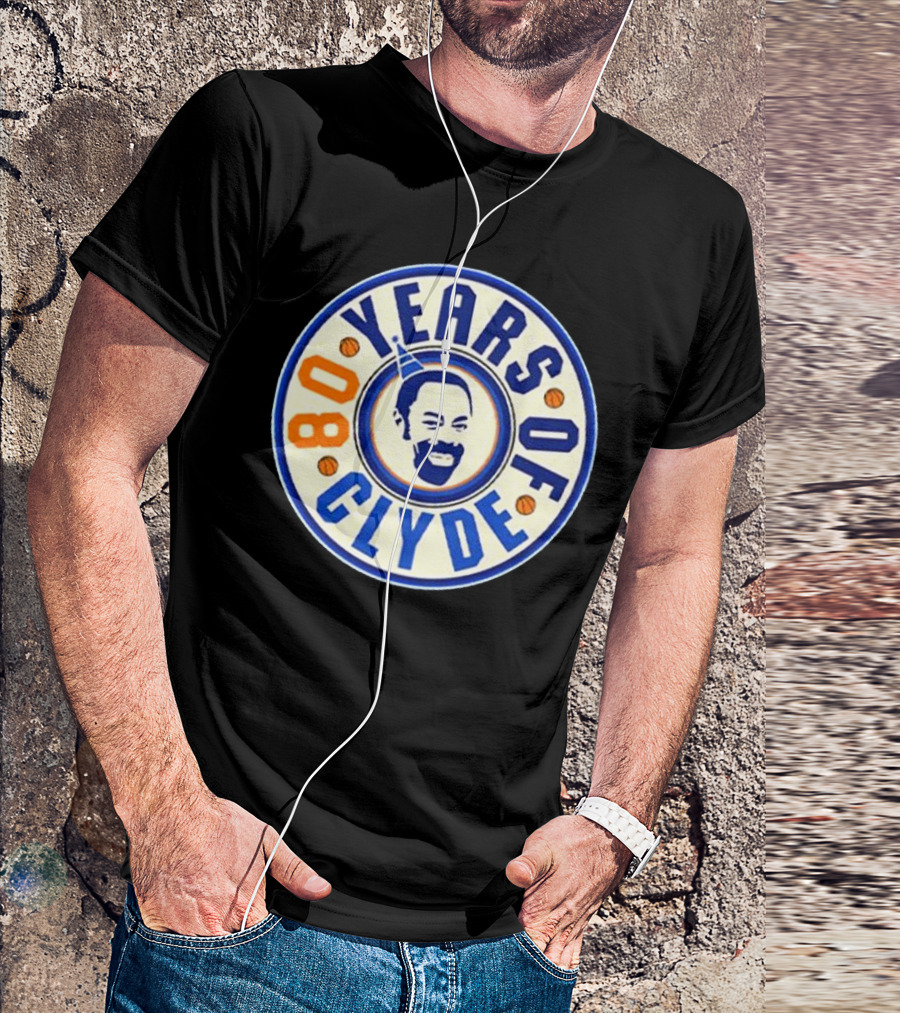 80 Years Of Clyde Walt Frazier Basketball Legacy T-Shirt