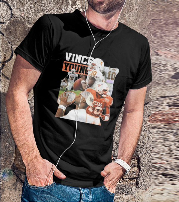 Vince Young Texas Longhorns Football Legend Number 10 T-Shirt