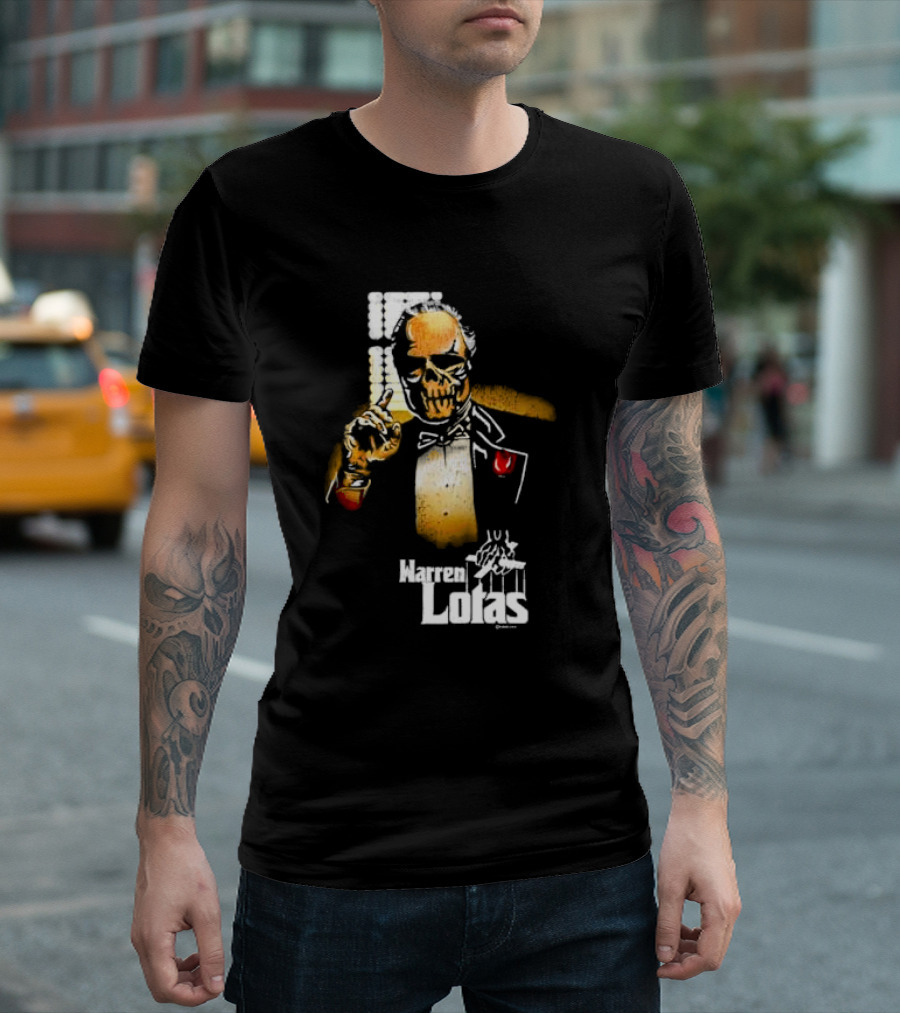 Warren Lotas The Don The Godfather Skeletal Figure Gesture T-Shirt