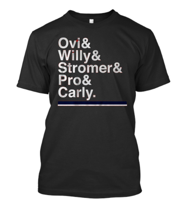 Ovi & Willy & Stromer & Pro & Carly Washington Hockey Ampersand T-Shirt