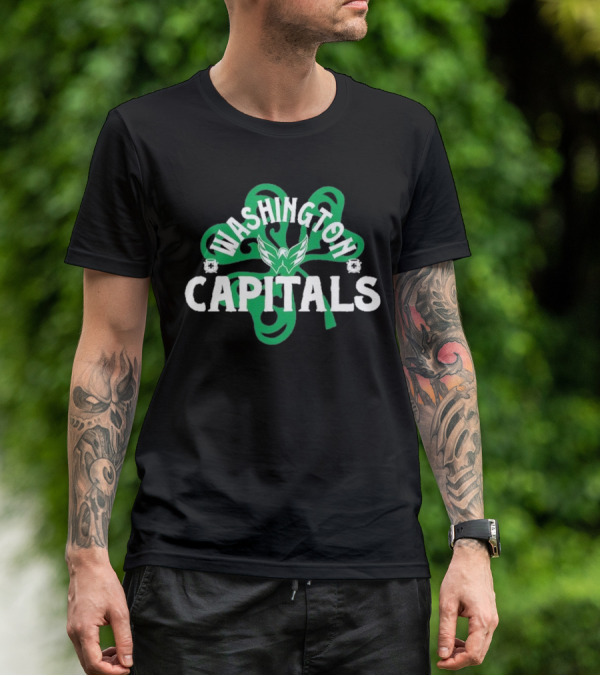 Washington Capitals St. Patrick’s Day Shamrock T-Shirt