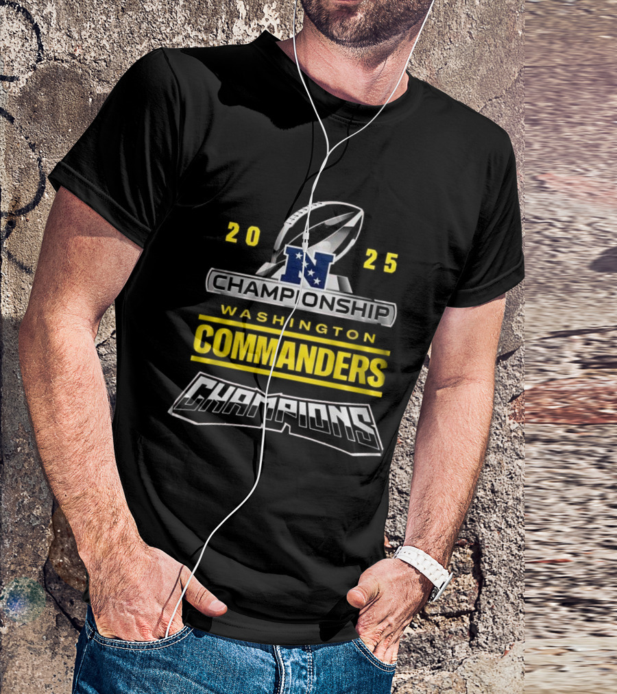 Washington Commanders 2025 NFC Championship Champions T-Shirt