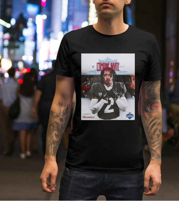 Lucas Oil Stadium NFL Combine Invite Kyle Williams Washington State Cougars Indianapolis 2025 T-Shirt