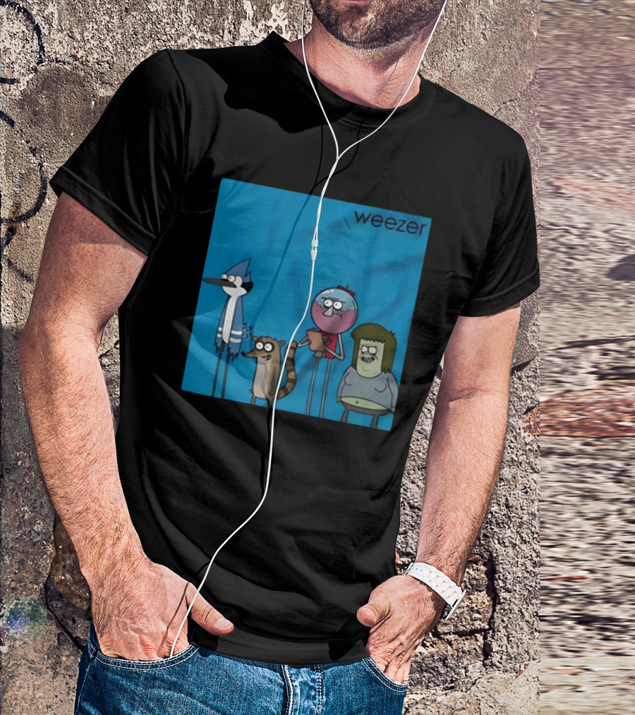 Weezer Mordecai And The Rigbys The Regular Show Vintage T-Shirt