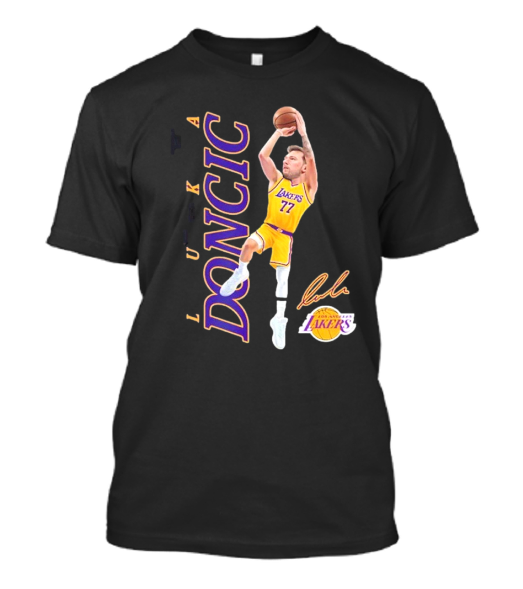Welcome Luka Doncic To Los Angeles Lakers 2025 Basketball 77 T-Shirt