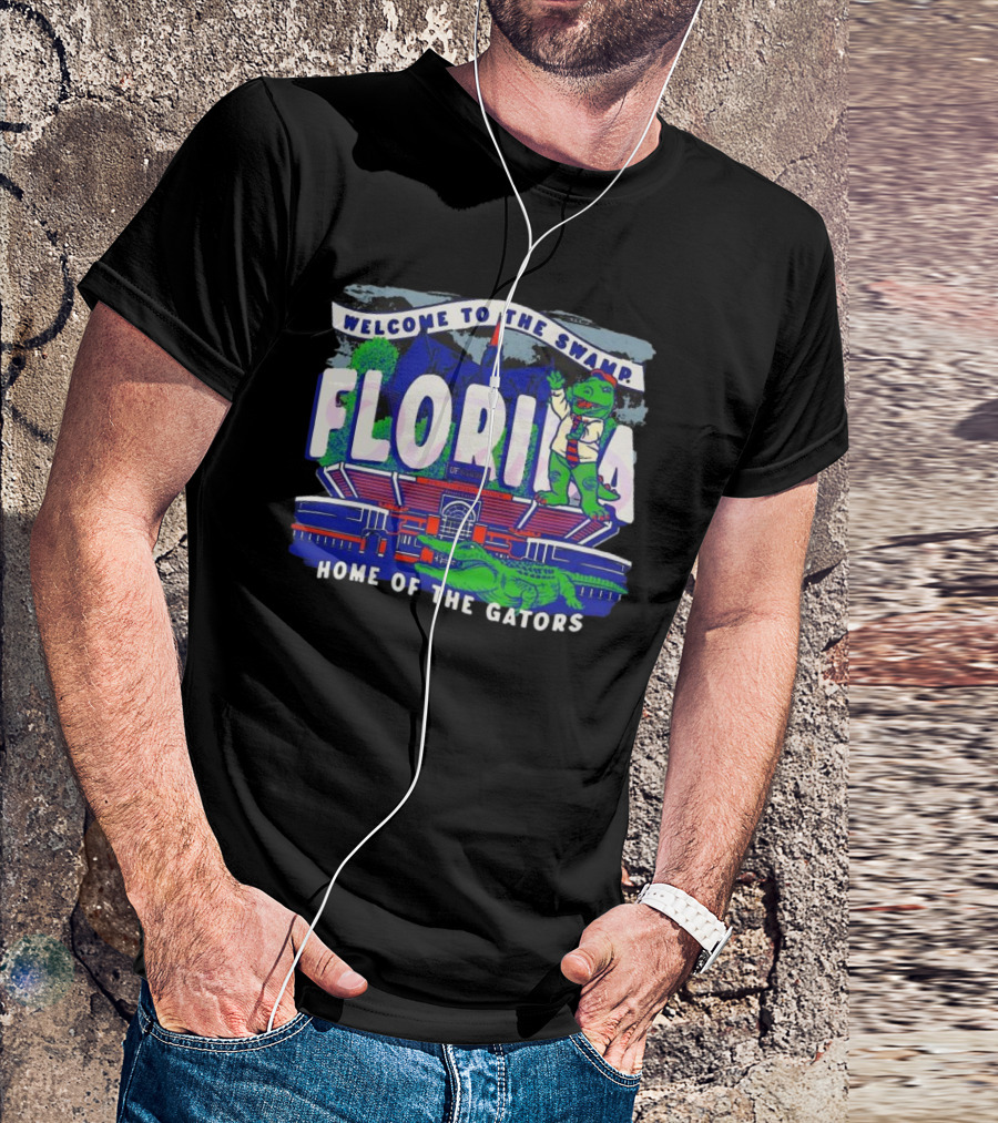 Welcome To The Swamp Florida UF Home Of The Gators T-Shirt