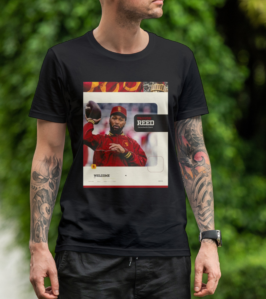 Welcome Trovon Reed USC Trojans Cornerbacks Coach Football T-Shirt