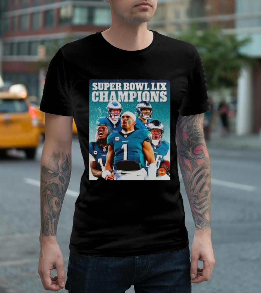 Super Bowl LIX Champions World Champs Philadelphia Eagles T-Shirt