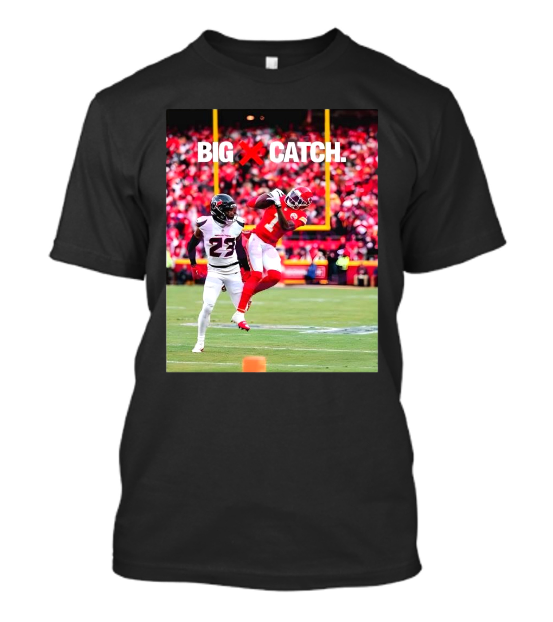 "Xavier Worthy Big Catch Kansas City Chiefs Vs Houston Texans 2025" T-Shirt