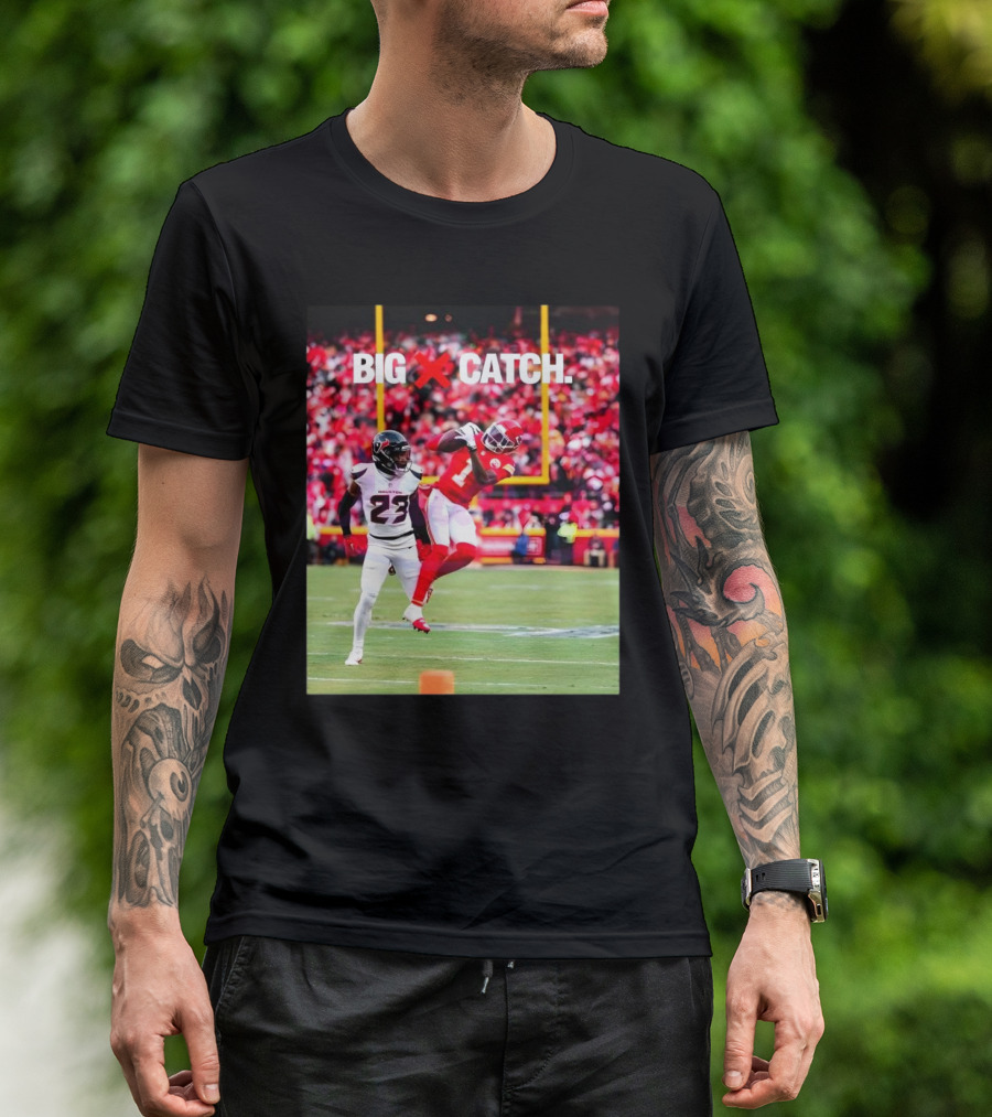 "Xavier Worthy Big Catch Kansas City Chiefs Vs Houston Texans 2025" T-Shirt