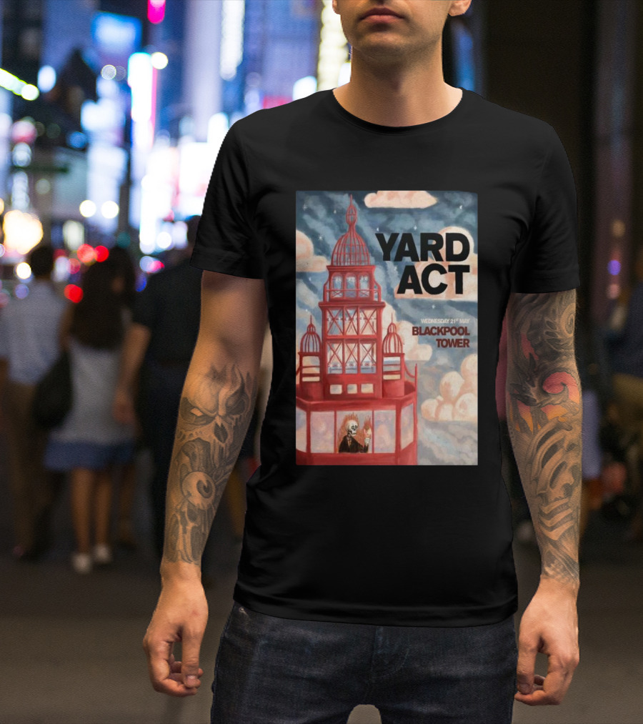 Yard Act Blackpool Tower Wednesday 21st May T-Shirt