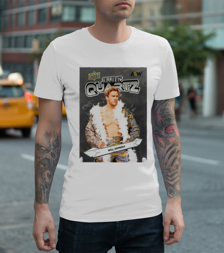 Upper Deck Allure Quartz Will Ospreay AEW All Elite Wrestling 2024 T-Shirt