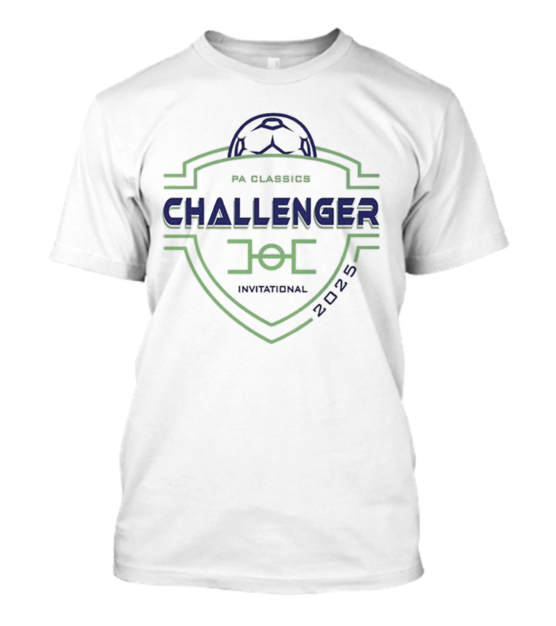 PA Classics Challenger Invitational 2025 Soccer Badge T-Shirt