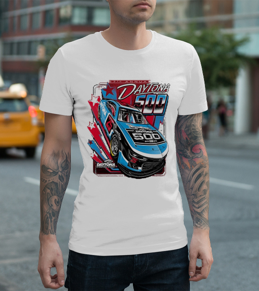 Daytona 500 Past Champions 2025 Racing Car Stars T-Shirt