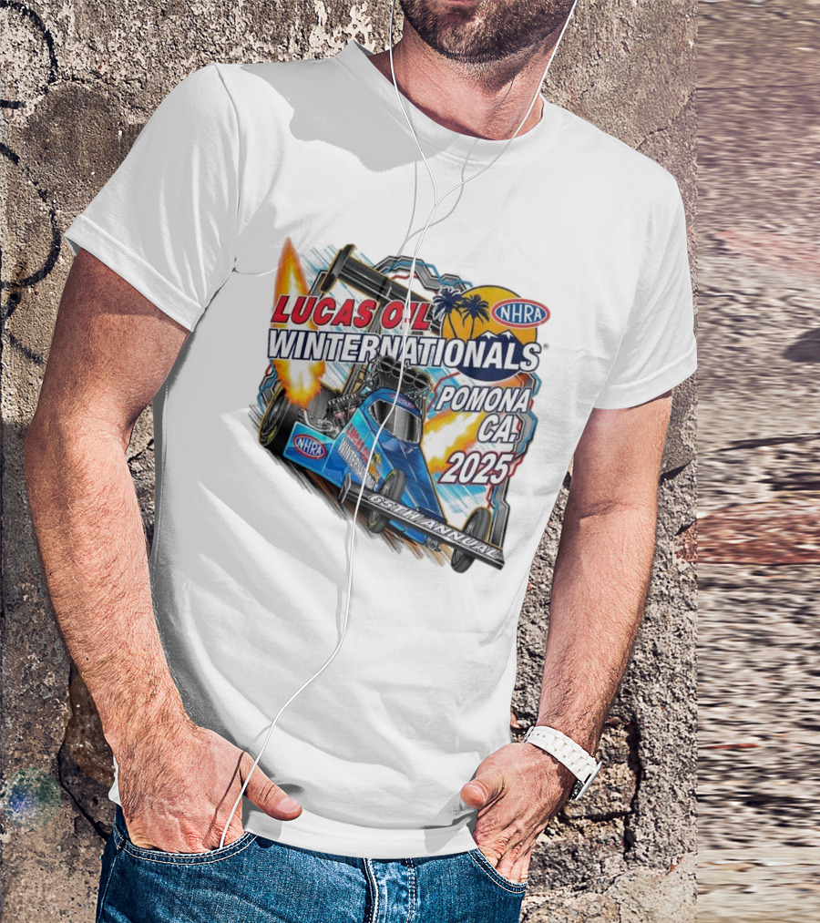 Lucas Oil NHRA Winternationals Pomona CA 2025 65th Annual T-Shirt