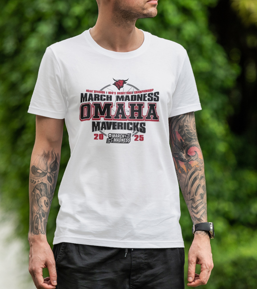 2025 Summit League Basketball Championship March Madness Omaha Mavericks T-Shirt