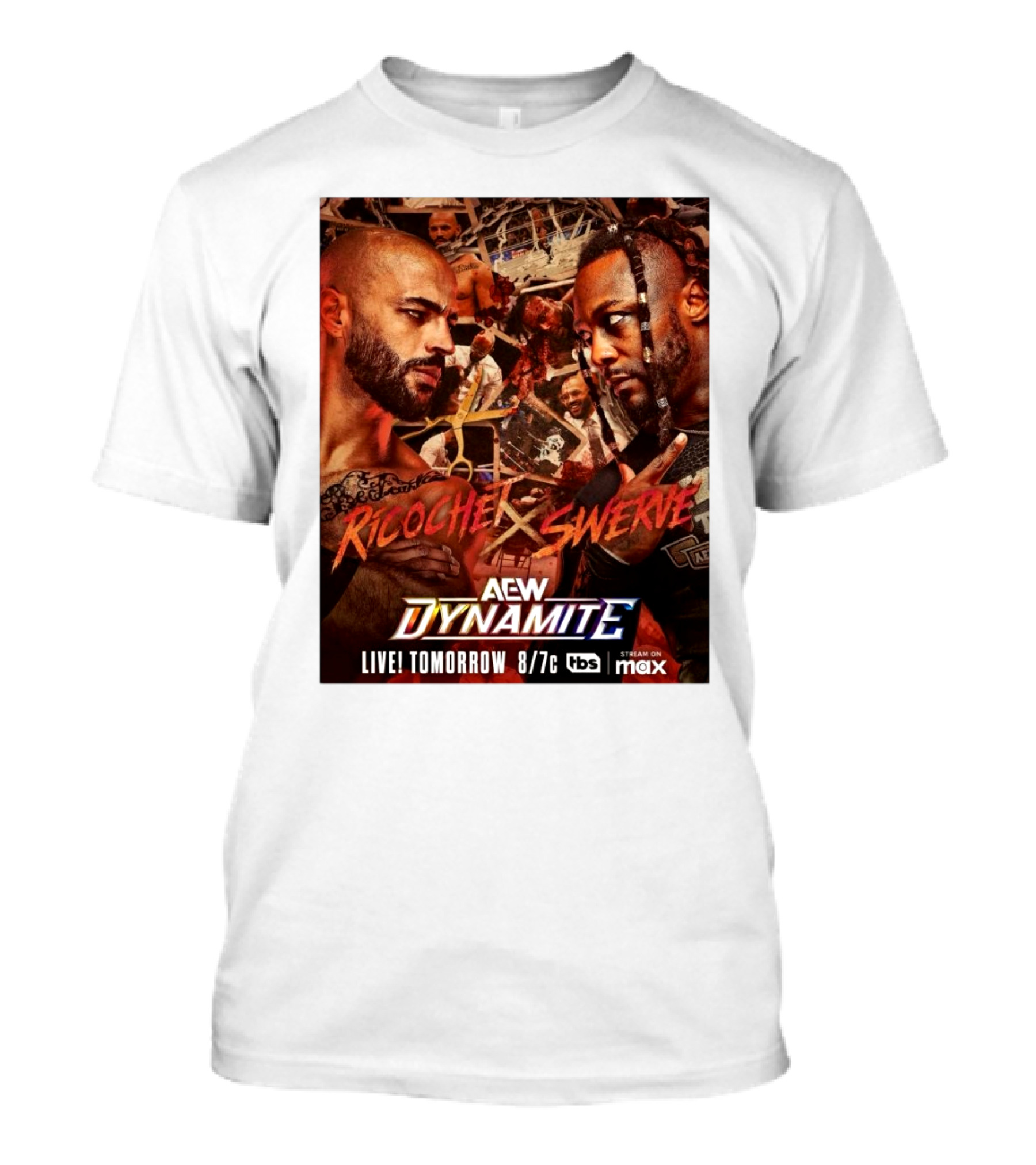 AEW Dynamite Ricochet Vs Swerve Live Tomorrow 8/7c On TBS And Max T-Shirt