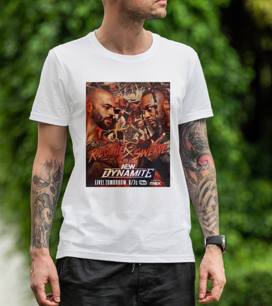 AEW Dynamite Ricochet Vs Swerve Live Tomorrow 8/7c On TBS And Max T-Shirt