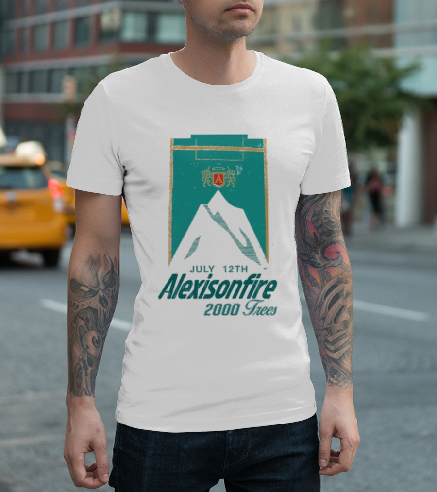 Allotment Trees X Alexisonfire July 12th 2005 Tour T-Shirt