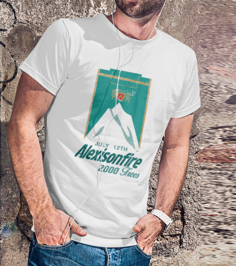 Allotment Trees X Alexisonfire July 12th 2005 Tour T-Shirt