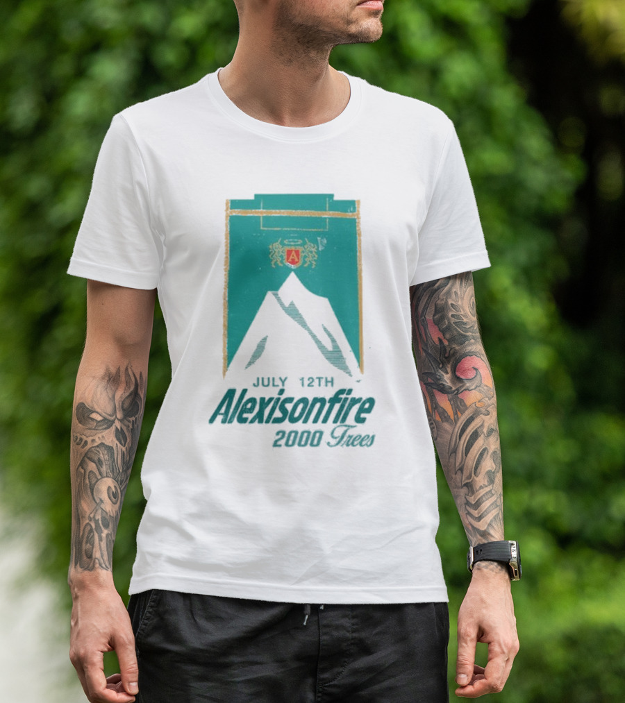 Allotment Trees X Alexisonfire July 12th 2005 Tour T-Shirt