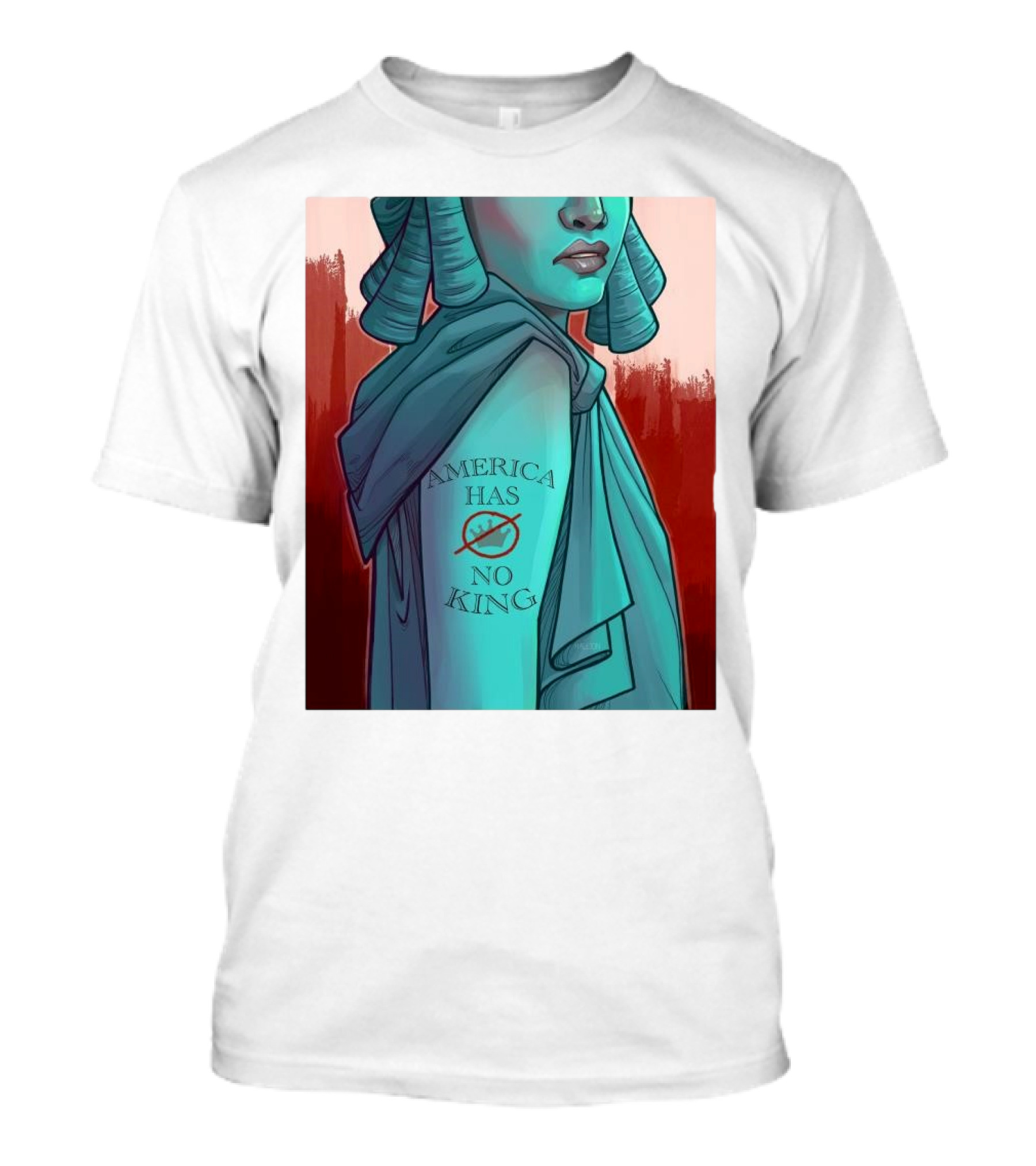 America Has No King Lady Liberty 2025 T-Shirt