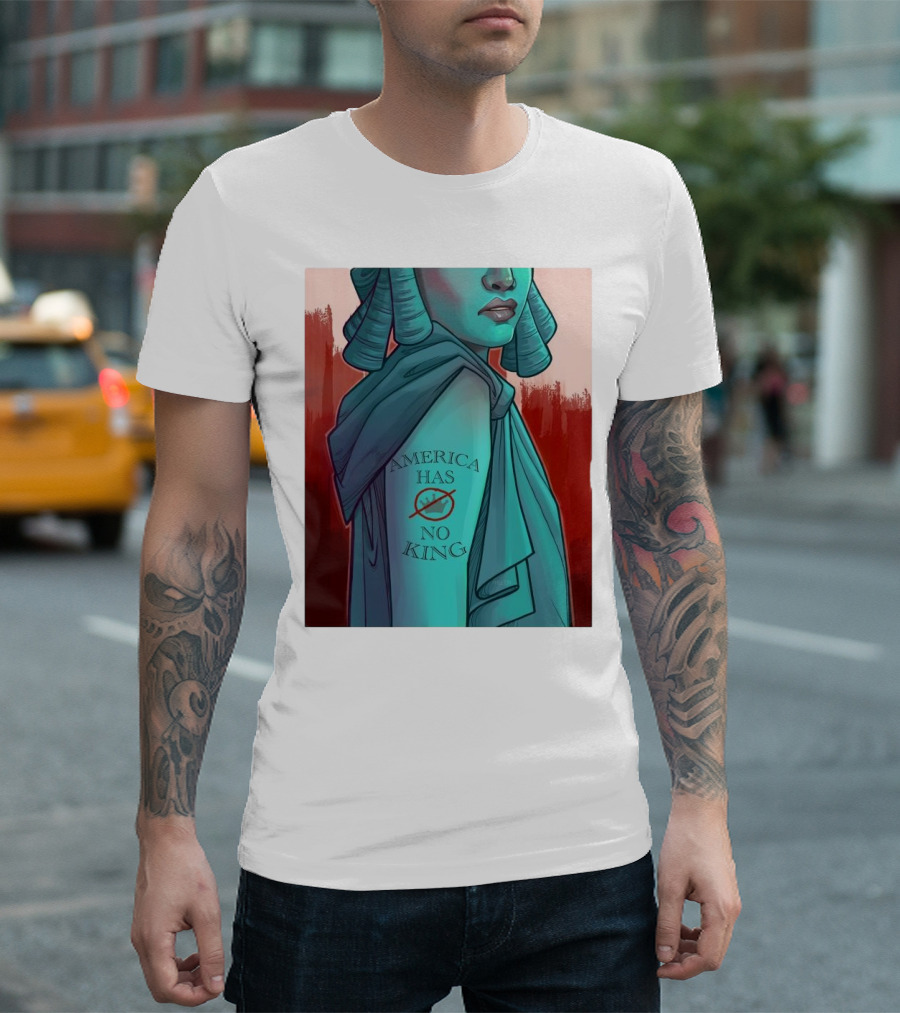 America Has No King Lady Liberty 2025 T-Shirt